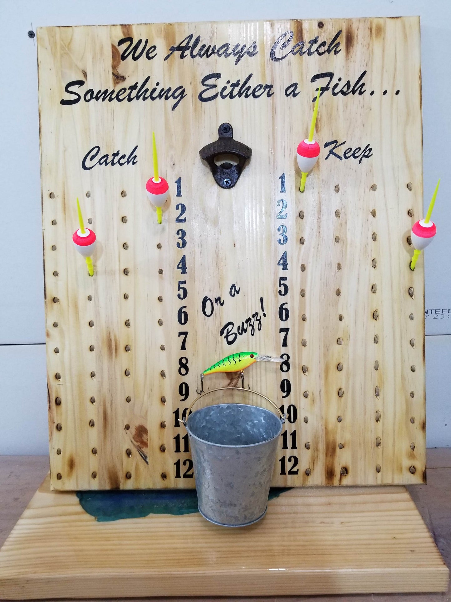 We always catch something fish counter