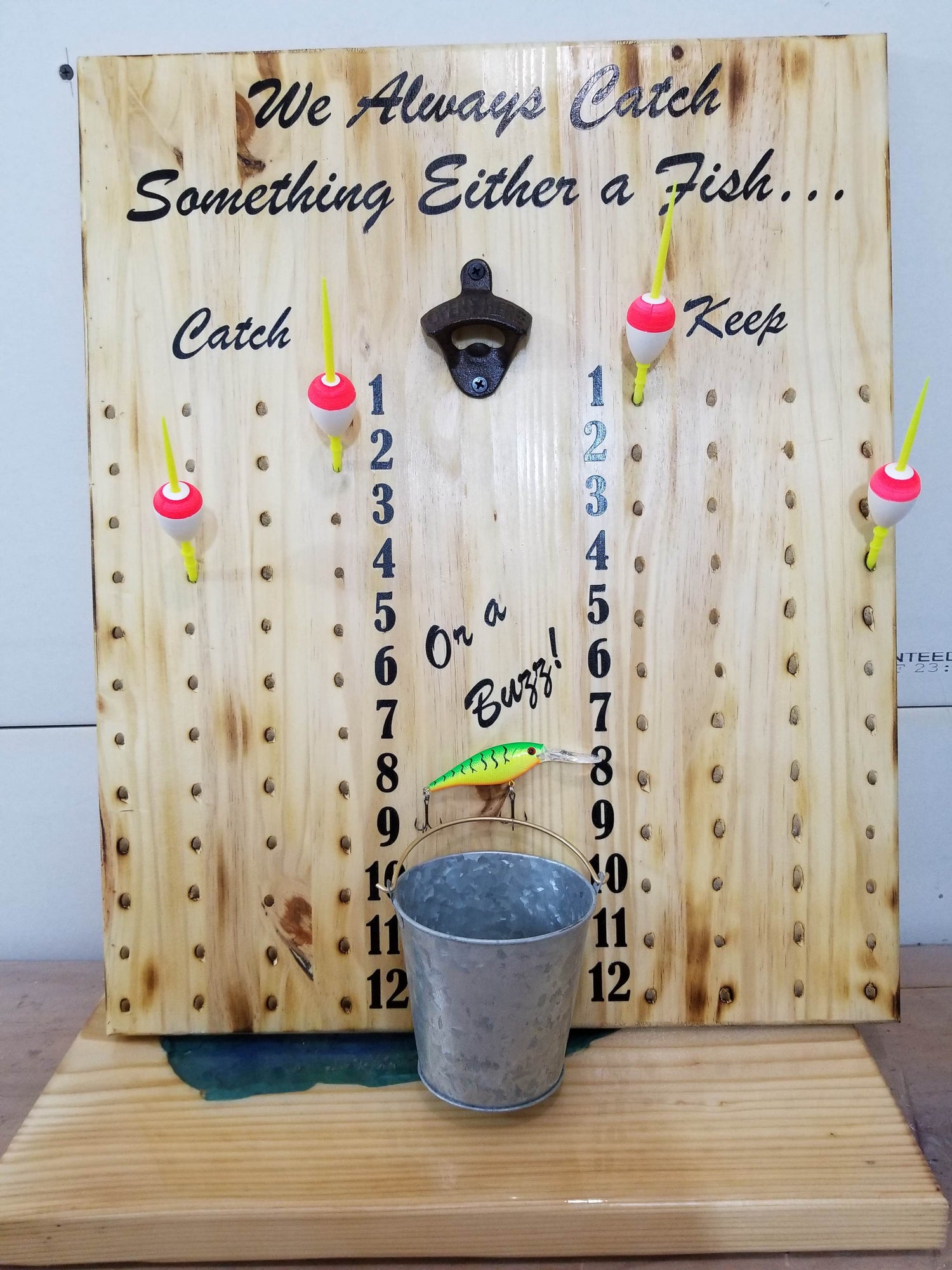 We always catch something fish counter