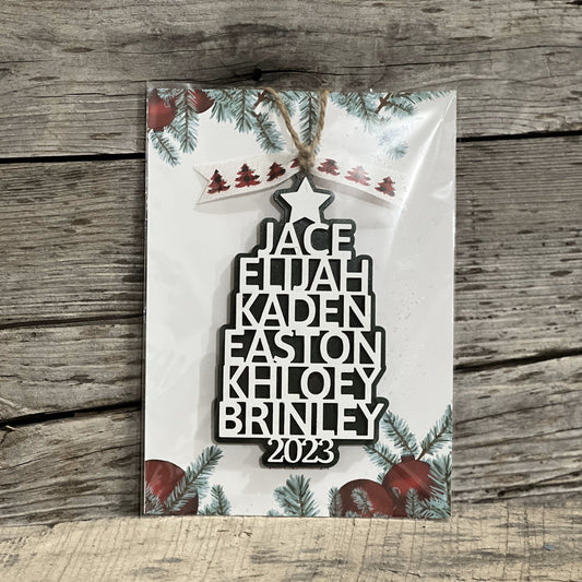 Tree of Names Ornament