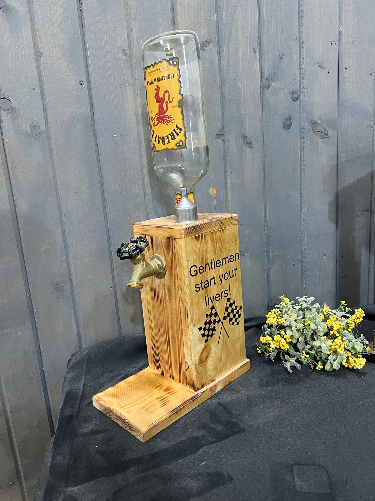 Fireball Whisky Liquor Dispenser – Gentlemen, Start Your Livers (Ready to Ship)