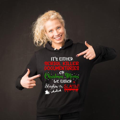 Serial killer christmas sweater best sale