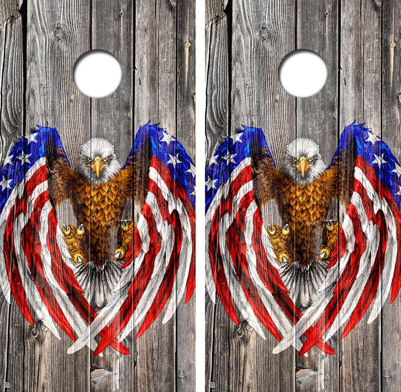 Custom cornhole wraps