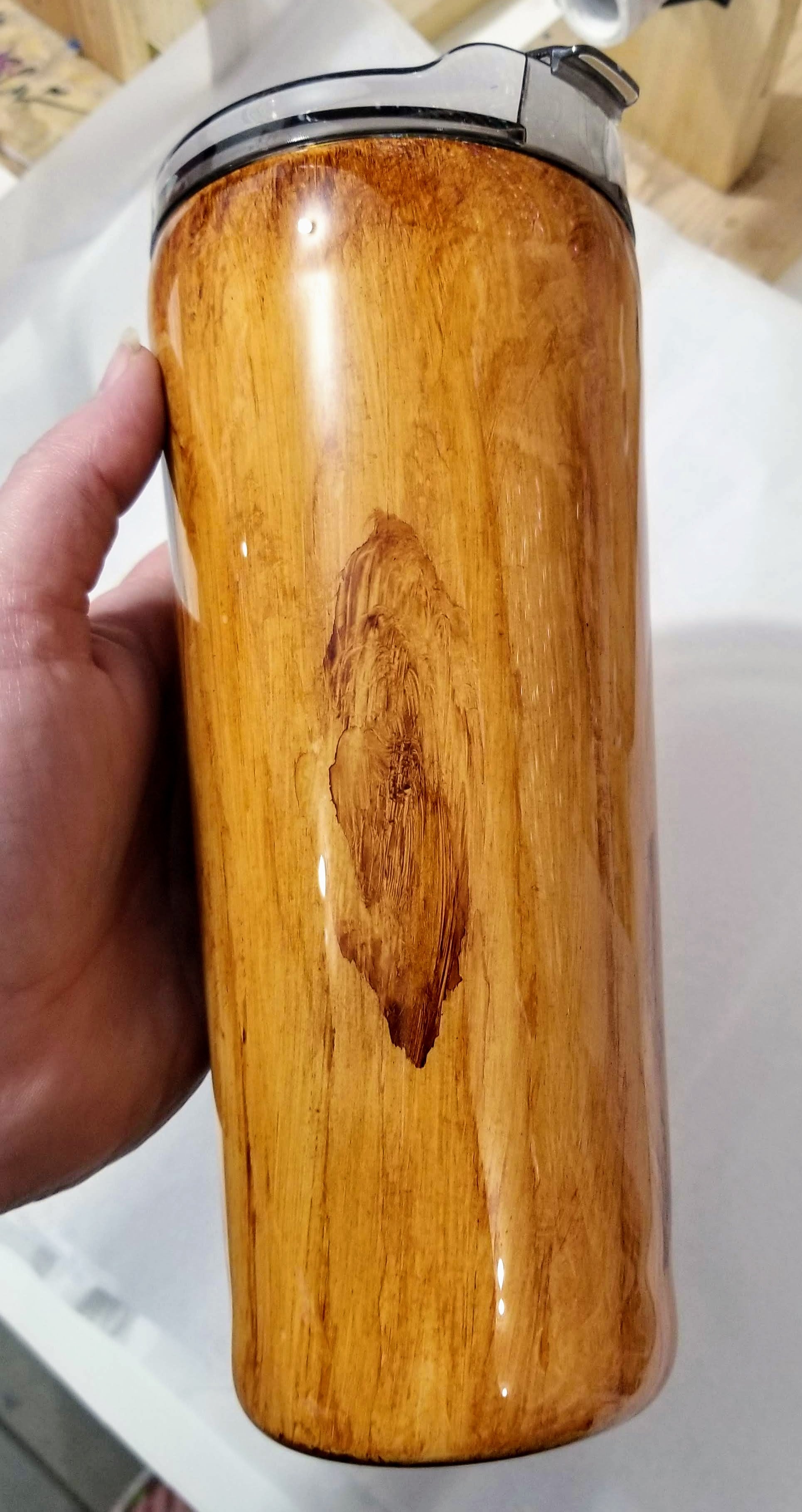 Woodgrain Custom Tumbler 