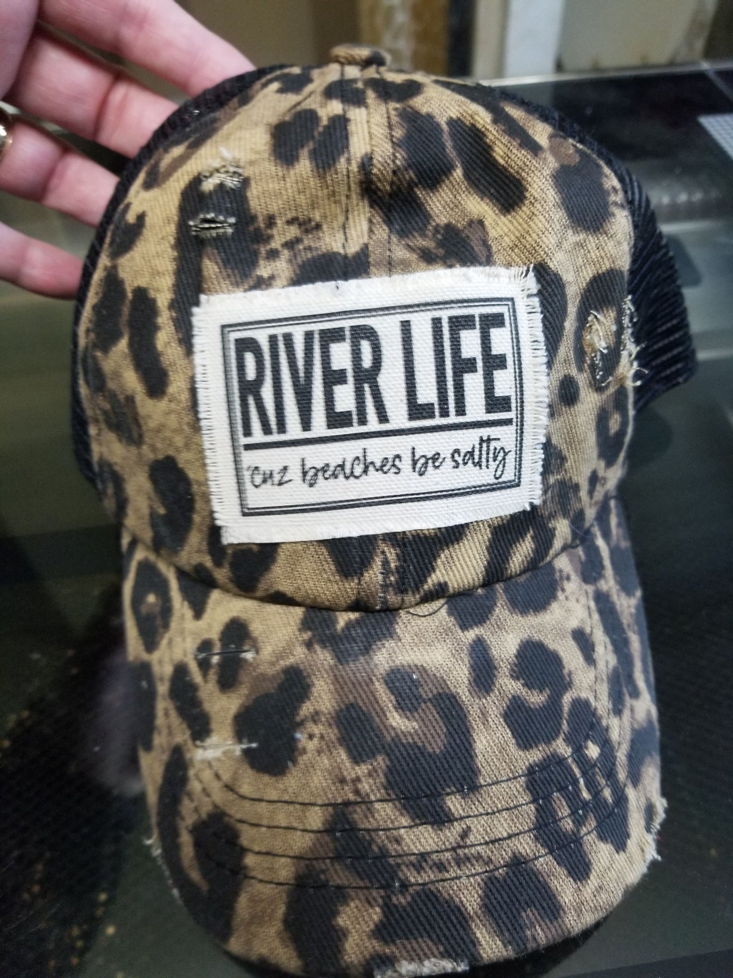 River life cuz beaches be salty hat