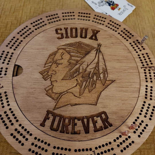 Sioux Cribbage board
