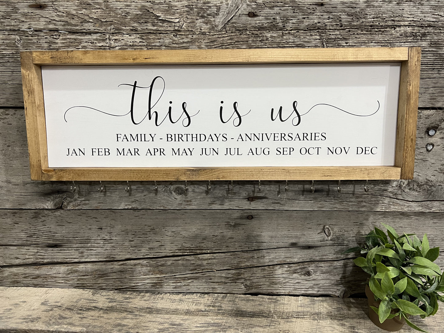 This is us Family Birthday Sign