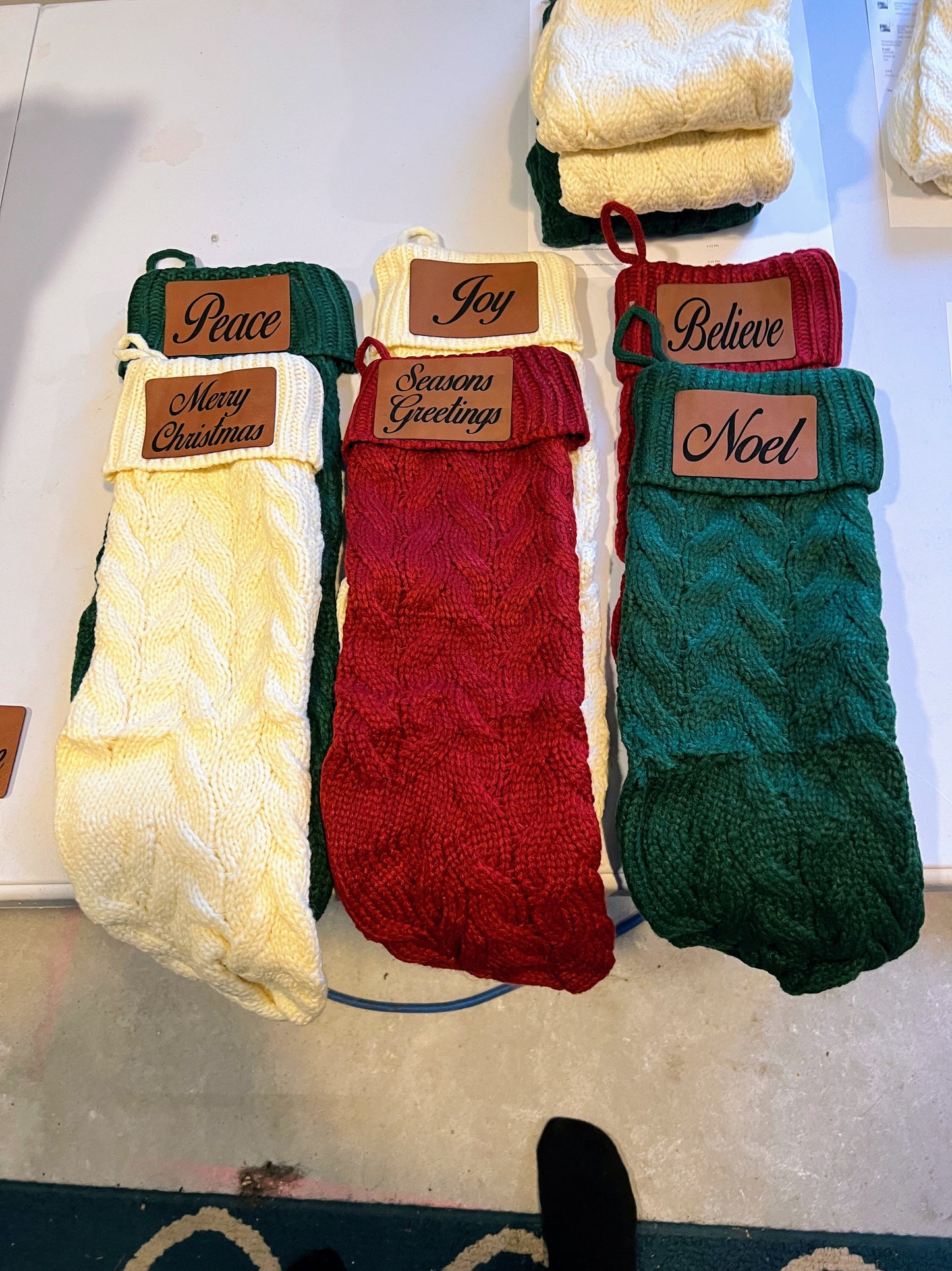Handmade Crocheted Christmas Stocking
