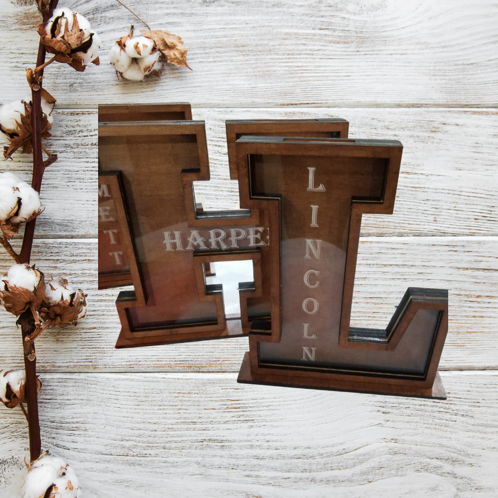 Personalized Letter Piggy Banks