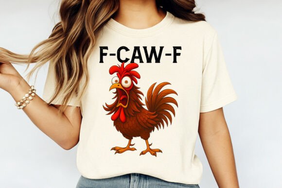 F-CAW-F Rooster Tee | Funny Farmhouse Graphic Shirt