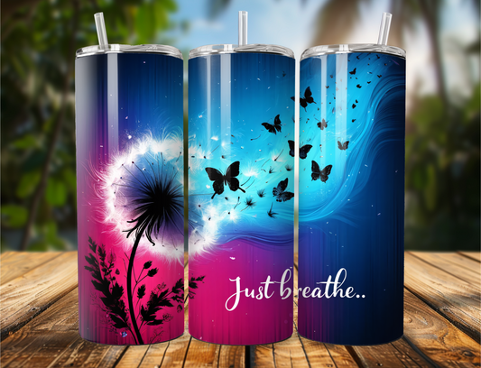 Just breathe tumbler