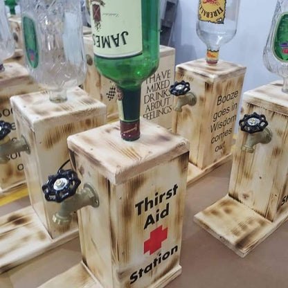 Custom Liquor Dispenser – Choose Bottle & Saying