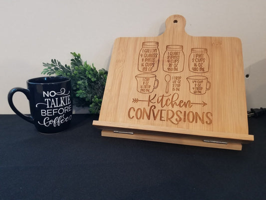 Kitchen Conversations easel (bamboo)