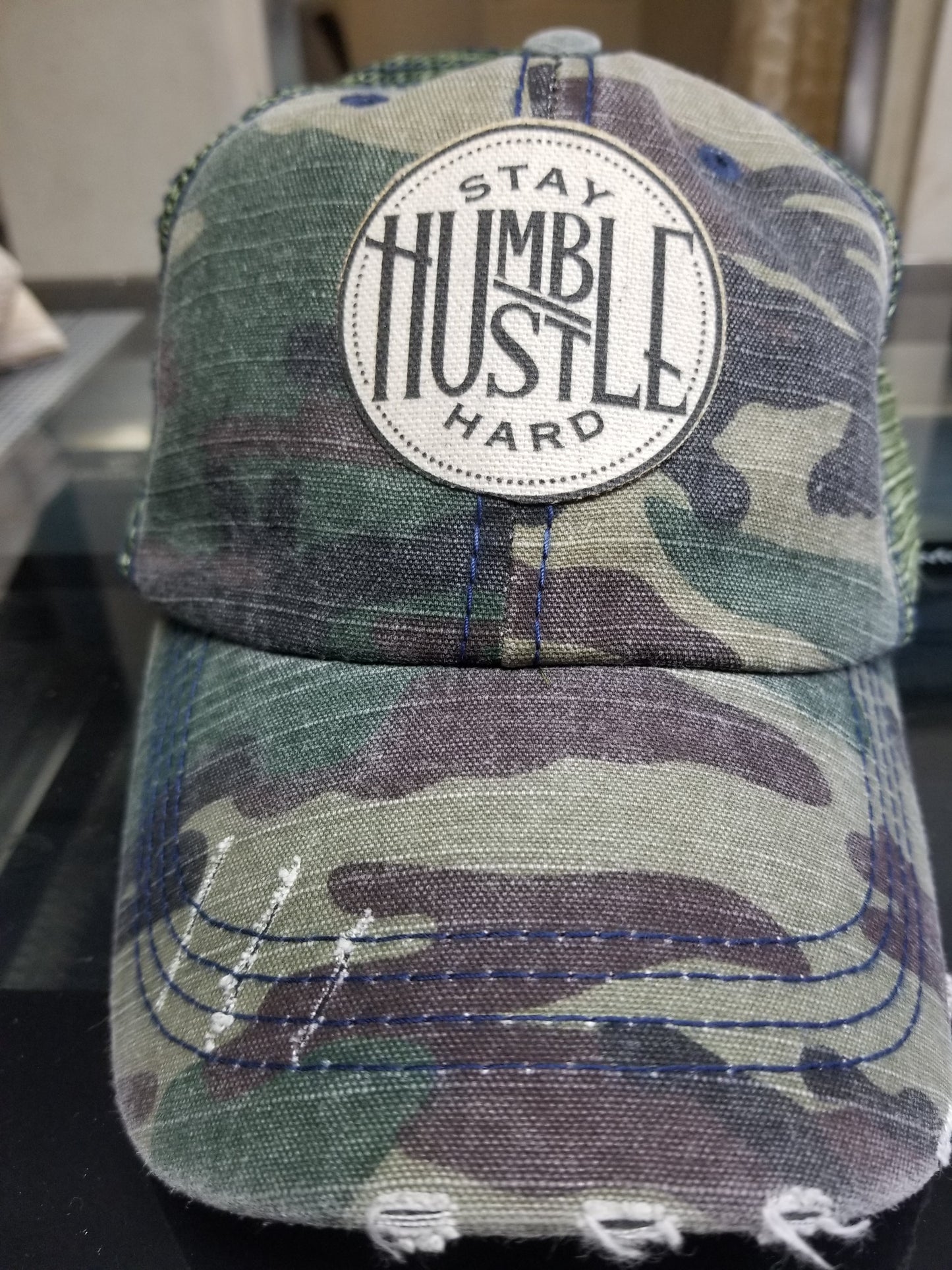 Stay humble hustle hard camo