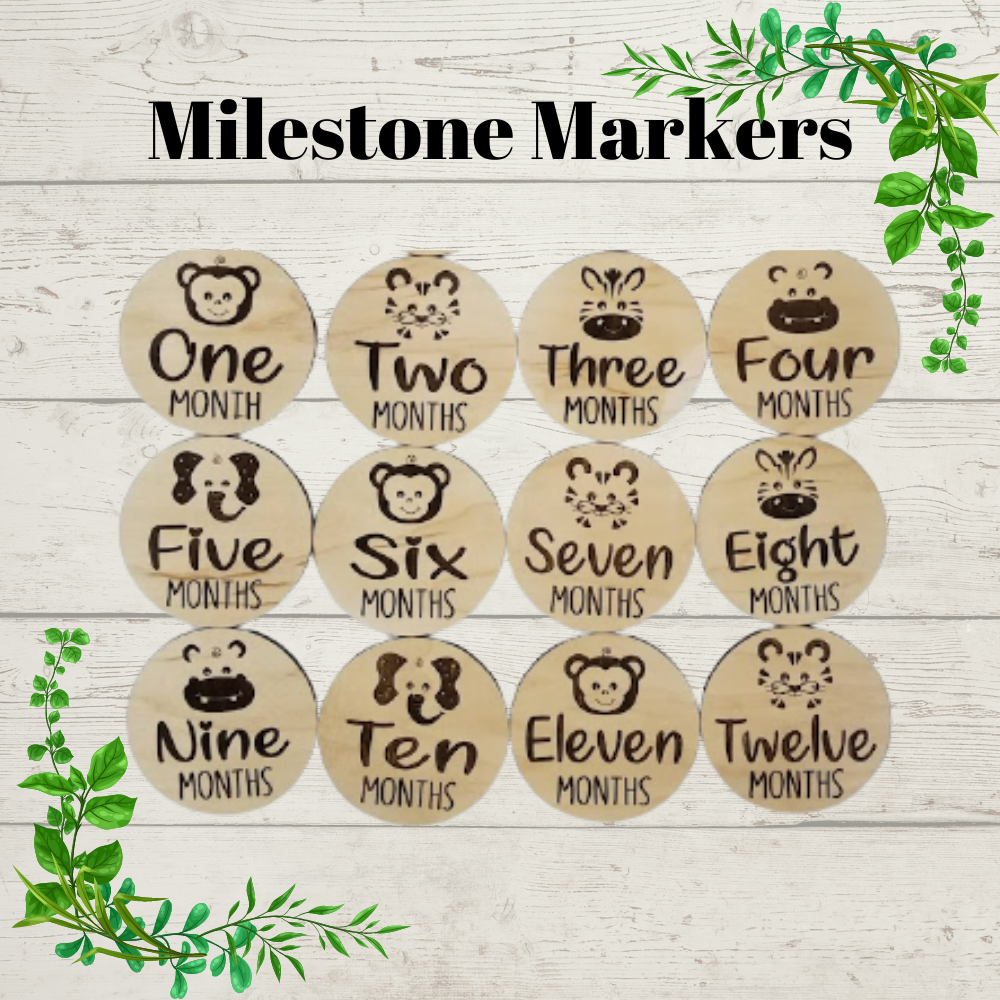 Monthly Milestone Markers